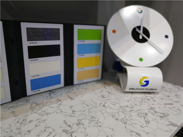 Simple and stylish clock made by solid surface